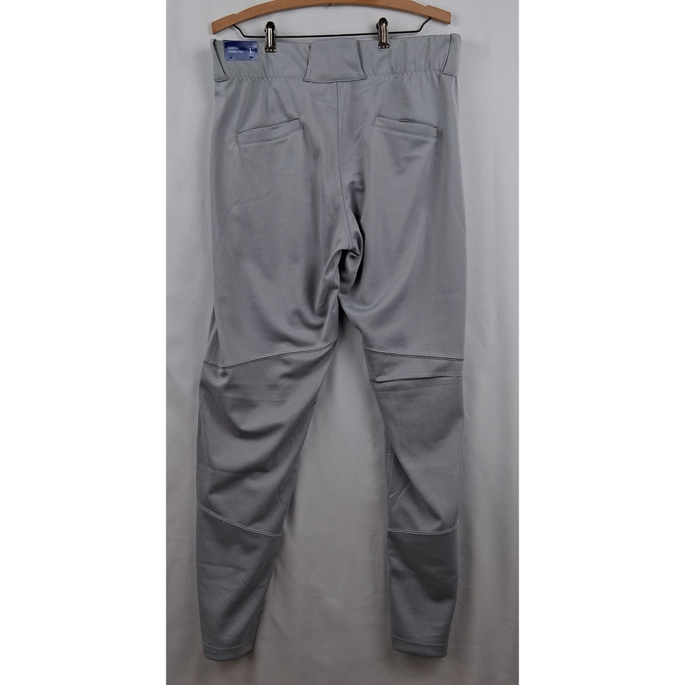 Baseball Tapered Pants Grey Adult Large DBB-SB100A-S01 Mens New - Picture 2 of 13